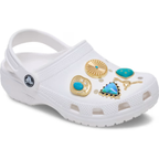 Crocs  Gold Turquoise Western 5 Pack Jibbitz  Shoe Charms (10018463)
