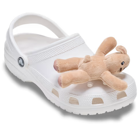 Crocs Huggitz Brown Puppy Jibbitz Shoe Charms (10016536) Multi