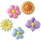 Crocs Puffy Flowers 5 Pack of Jibbitz (10018444)