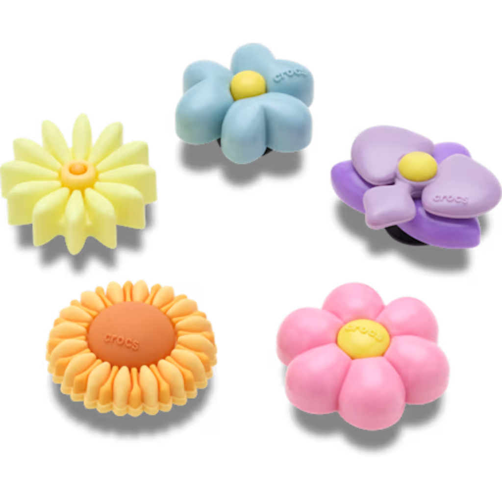 Crocs Puffy Flowers 5 Pack of Jibbitz (10018444)