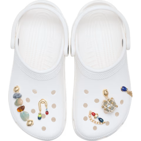 Crocs  Stone and Gold 5 Pack of Jibbitz (10019152)