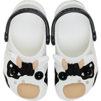 Crocs Toddlers Classic IAM Cow Clogs (212902-100) White