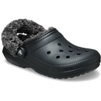Crocs Unisex Classic Fleece Lined Clogs (211396-001) Black
