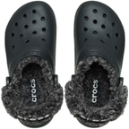 Crocs Unisex Classic Fleece Lined Clogs (211396-001) Black