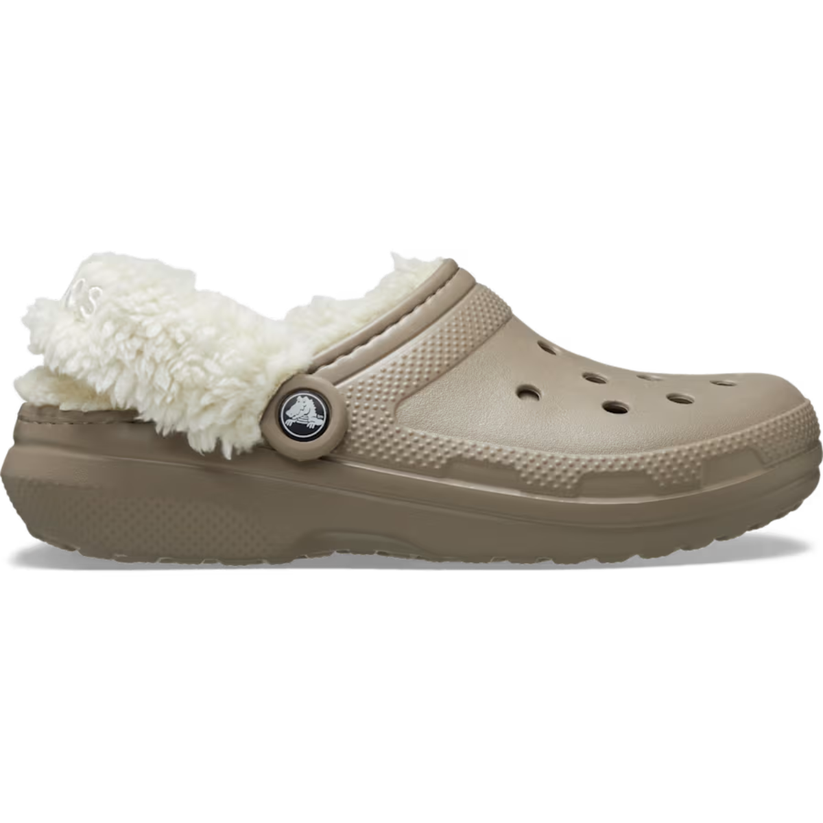 Crocs Unisex Classic Fleece Lined Clogs (211396-195) Mushroom
