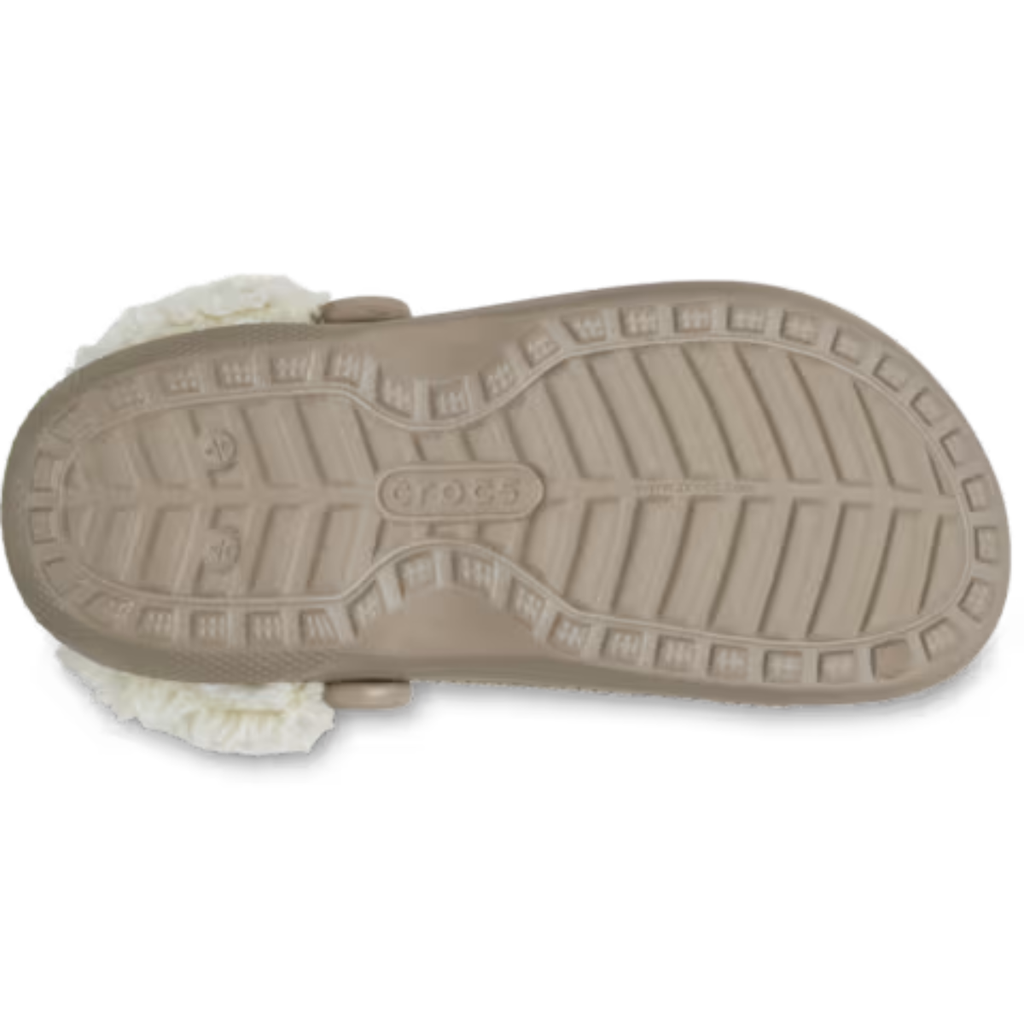 Crocs Unisex Classic Fleece Lined Clogs (211396-195) Mushroom