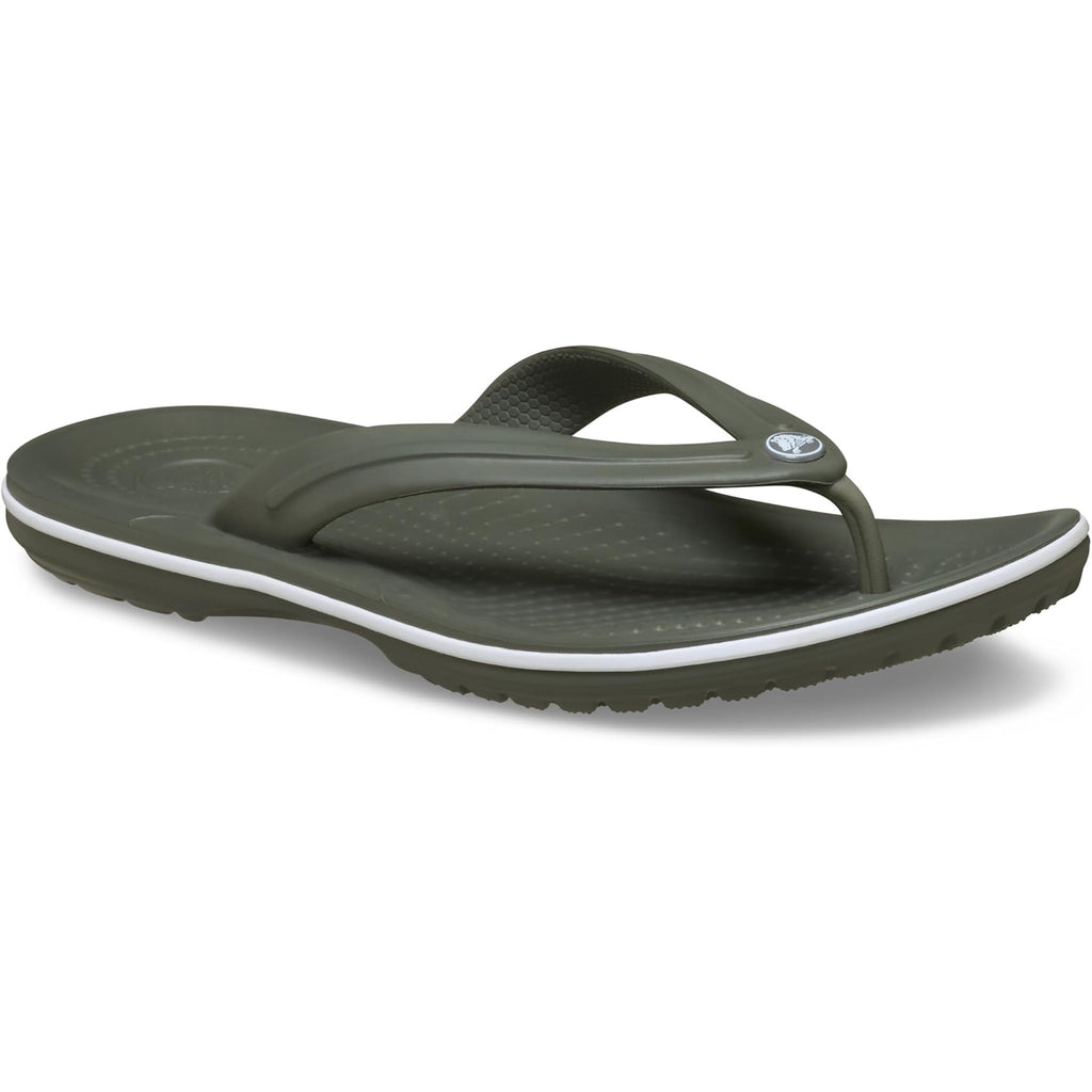 Crocs Unisex Crocband Flip Flops (11033-3J5) Dusty Olive