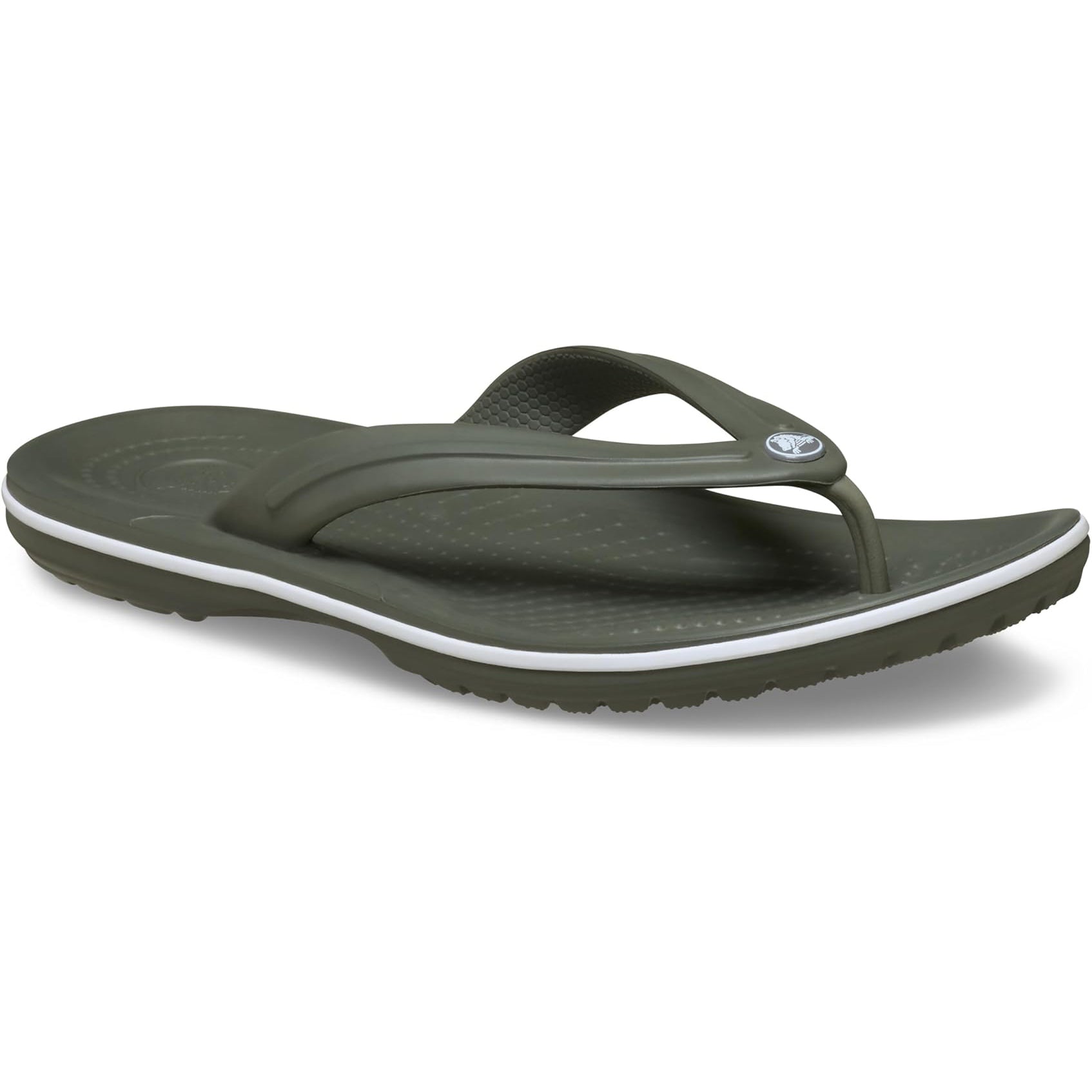 Crocs Unisex Crocband Flip Flops (11033-3J5) Dusty Olive