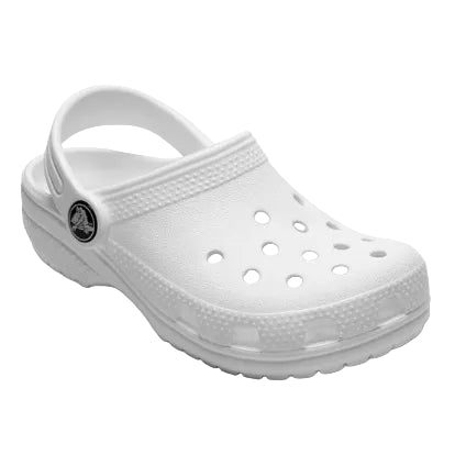Crocs Childrens Classic Clogs (206991-100) White