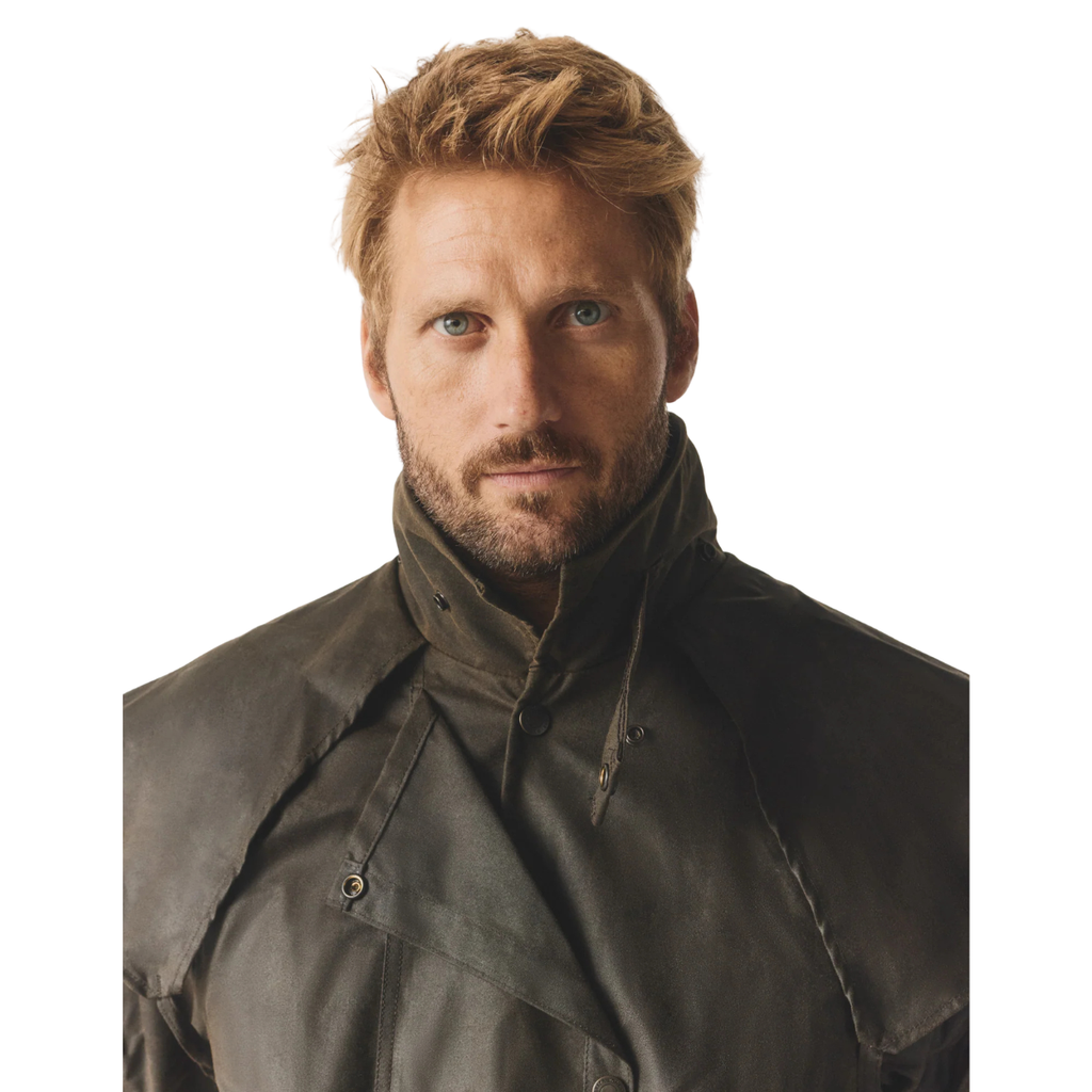 Driza-Bone Mens Ranger Heritage Oilskin Coat (COM2230HW0) Heritage Brown