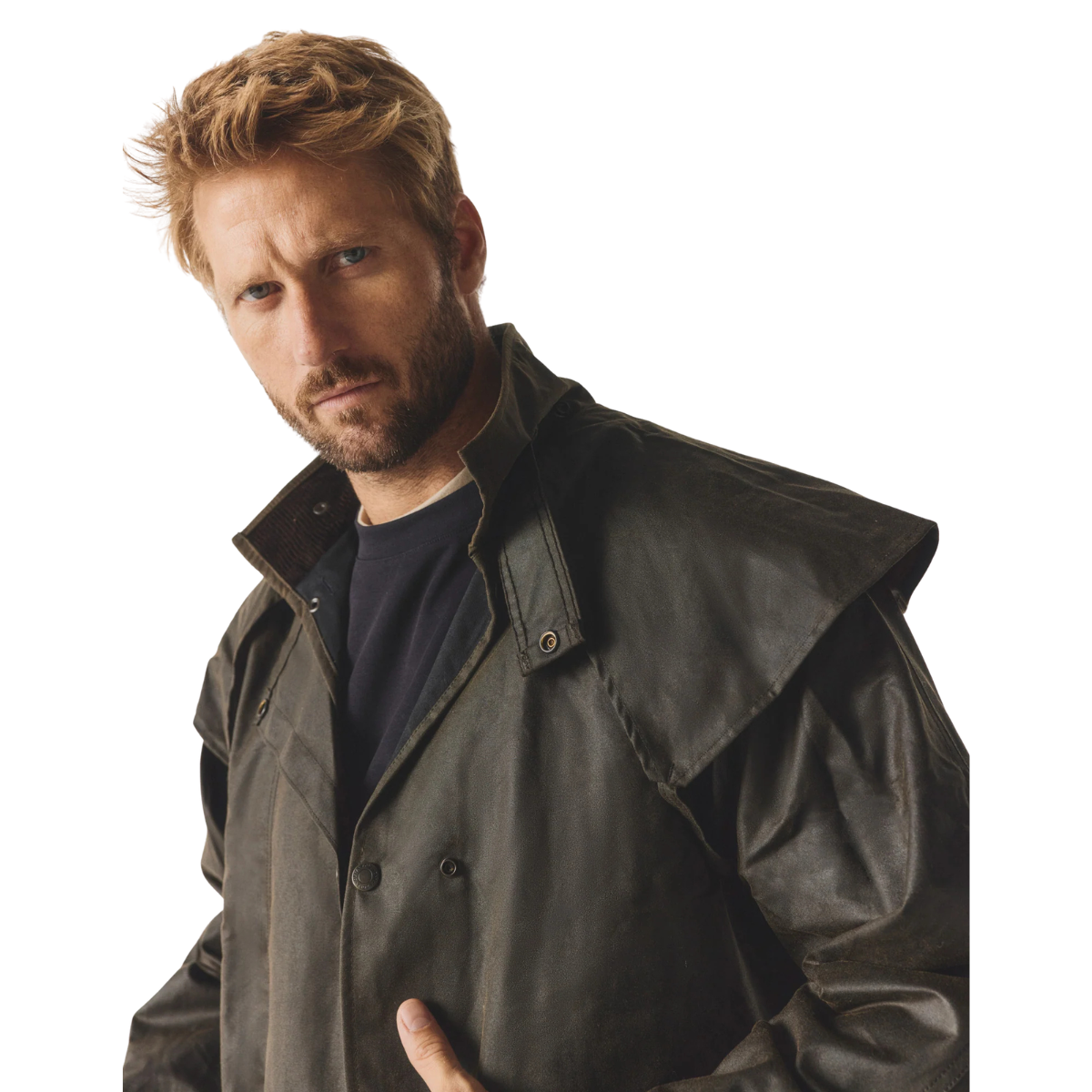 Driza-Bone Mens Ranger Heritage Oilskin Coat (COM2230HW0) Heritage Brown