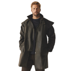 Driza-Bone Mens Ranger Heritage Oilskin Coat (COM2230HW0) Heritage Brown