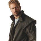 Driza-Bone Mens Rider Heritage Oilskin Coat (COM2229HW0) Heritage Brown