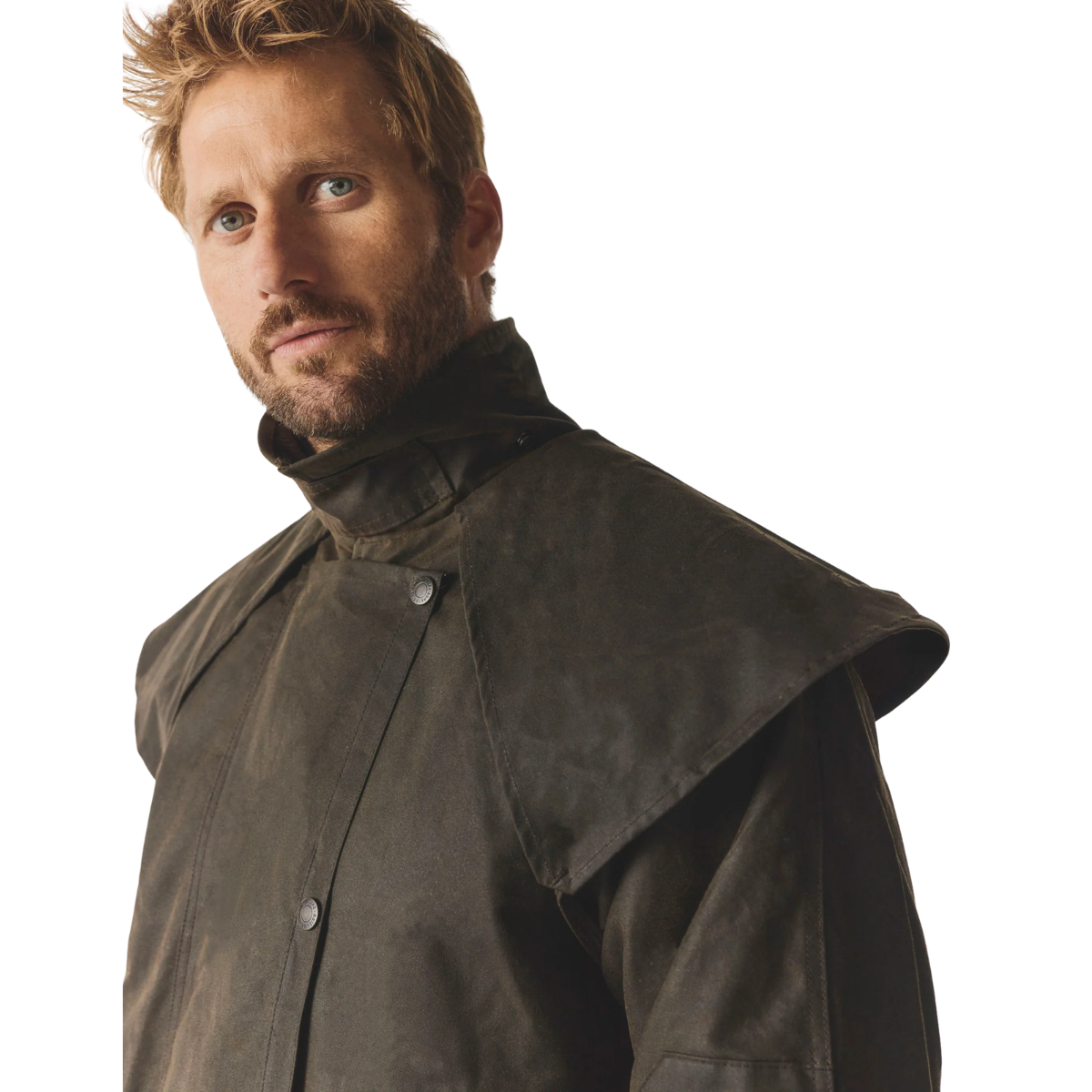 Driza-Bone Mens Rider Heritage Oilskin Coat (COM2229HW0) Heritage Brown