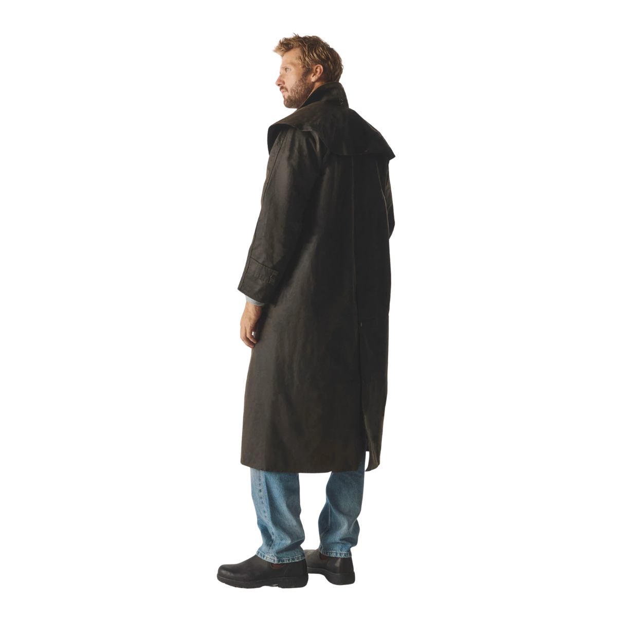 Driza-Bone Mens Rider Heritage Oilskin Coat (COM2229HW0) Heritage Brown