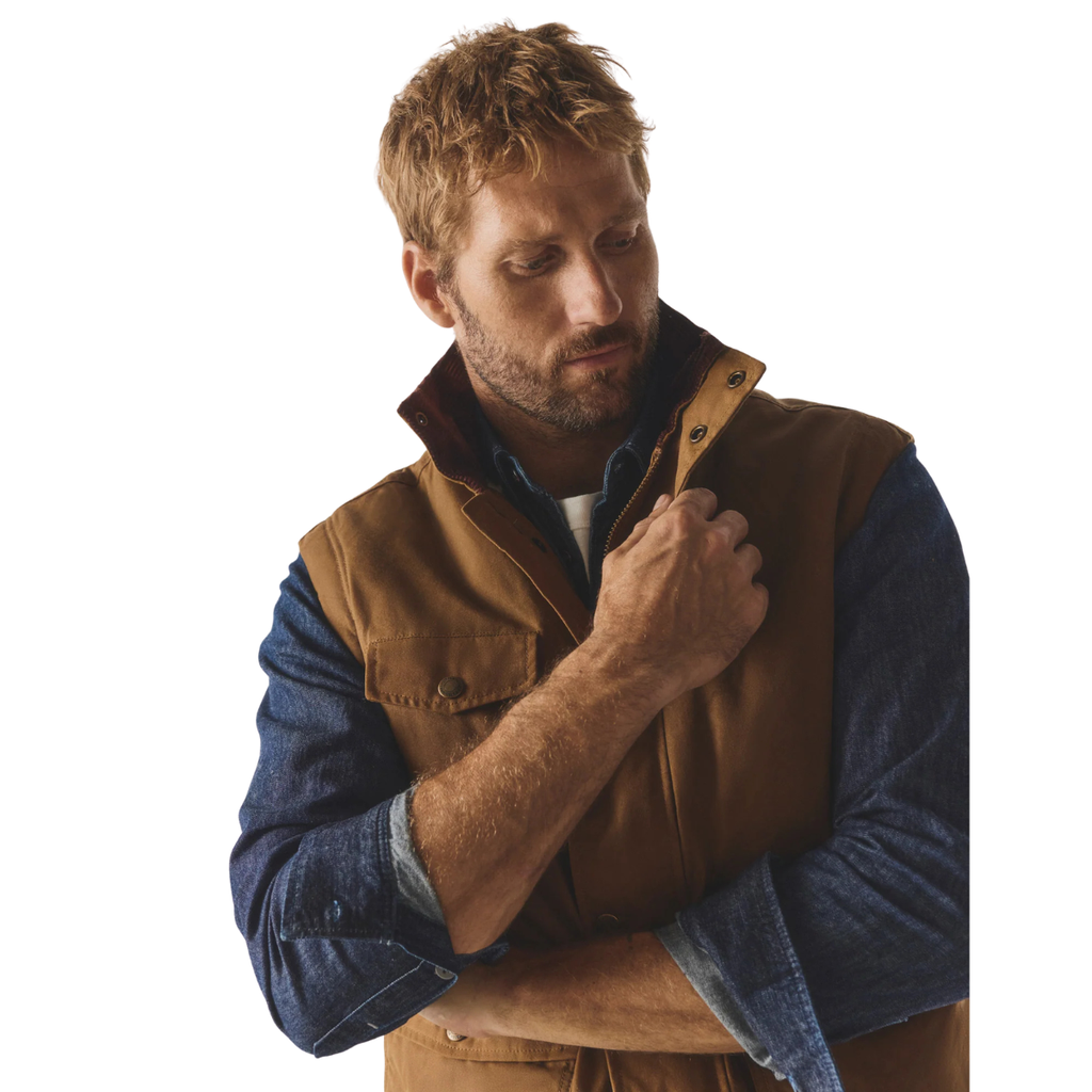 Driza-Bone Mens Special Edition Jumbuck Vest (COM2526) Sandstone