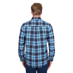 Dux-Bak Mens Camden L/S Thermal Shirt (D6W1116206) Navy/Teal