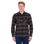 Dux-Bak Mens Hunter L/S Thermal Shirt (D6W1116205) Navy/Dark Tan