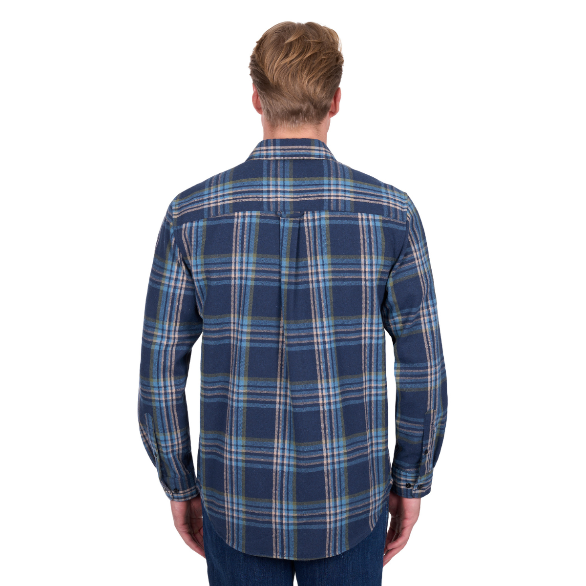 Dux-Bak Mens Miles L/S Thermal Shirt (D6W1116200) Navy/Teal