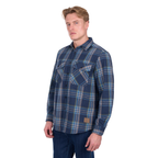 Dux-Bak Mens Miles L/S Thermal Shirt (D6W1116200) Navy/Teal