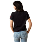 Ariat Womens Collegiate Darlin S/S Tee (10079918) Black/Garnet