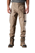 FXD Mens WP-4 Stretch Cuffed Work Pants (FX01616003) Khaki 28