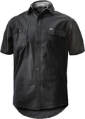 FXD Mens SSH-1 Stretch S/S Work Shirt (FX01614002) Black S