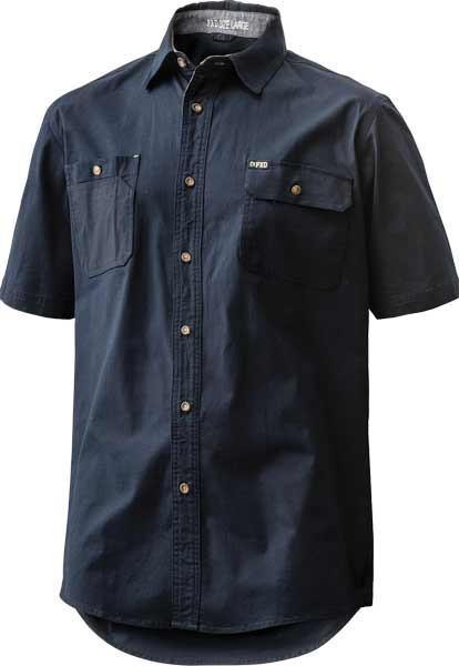 FXD Mens SSH-1 Stretch S/S Work Shirt (FX01614002) Navy XL