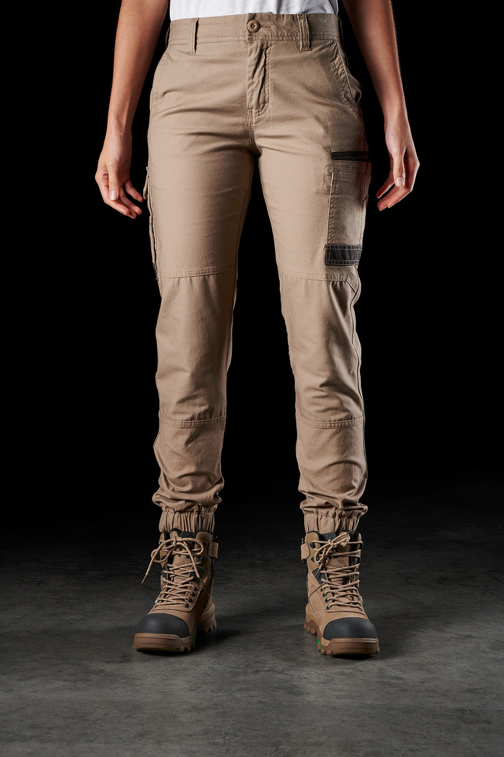 FXD Womens WP-4W Cuffed Pants (FX11906201) Khaki 6