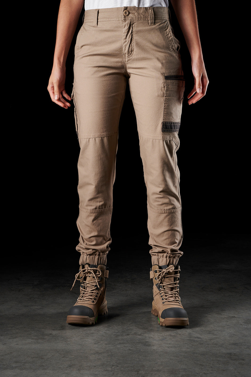 FXD Womens WP-4W Cuffed Pants (FX11906201) Khaki 6