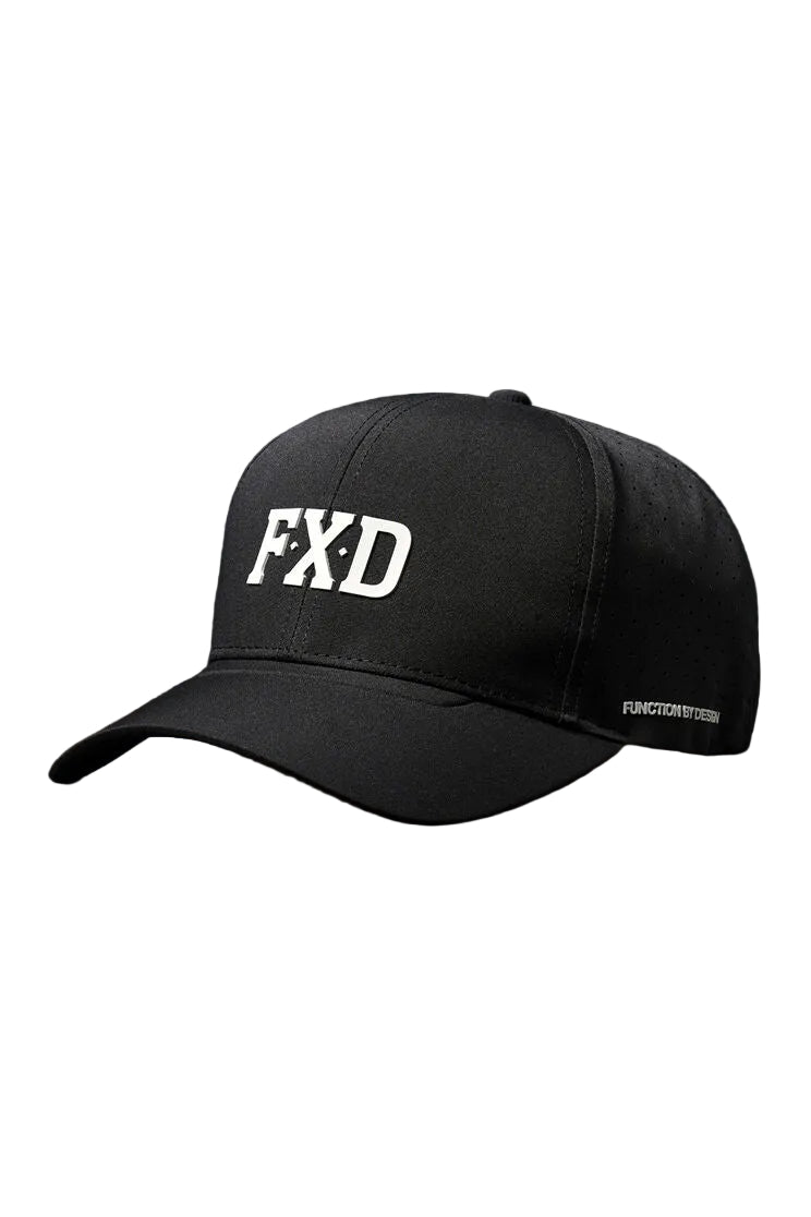 FXD Tech Baseball Cap (CP-12) Black Big Logo OSFM