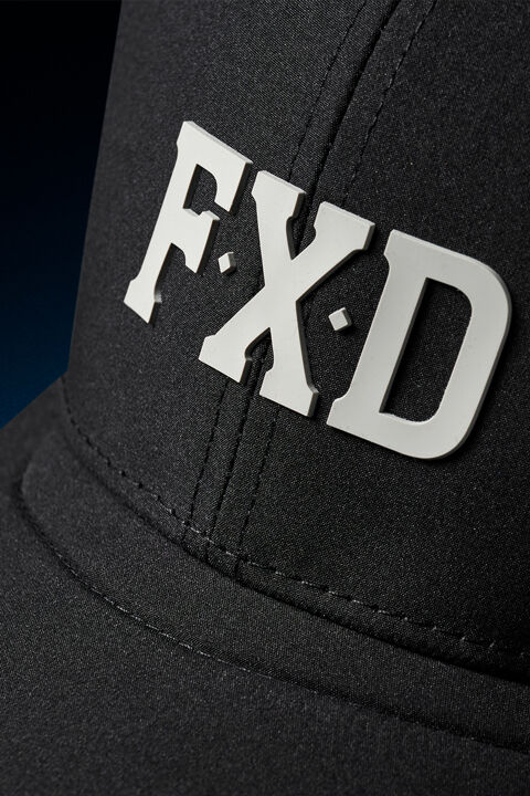 FXD Tech Baseball Cap (CP-12) Black Big Logo OSFM