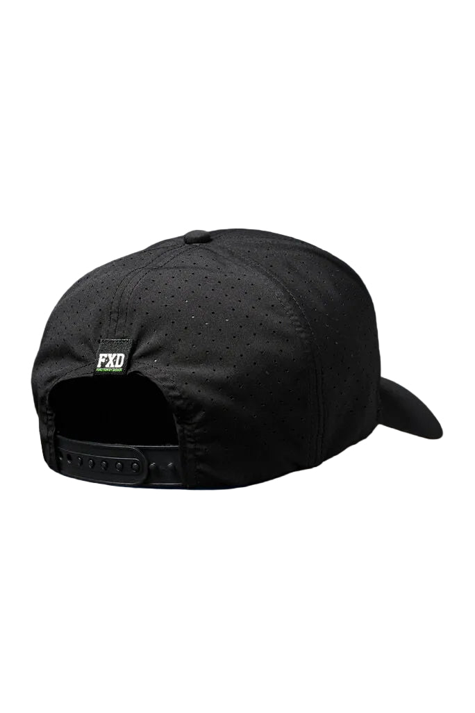 FXD Tech Baseball Cap (CP-12) Black Big Logo OSFM
