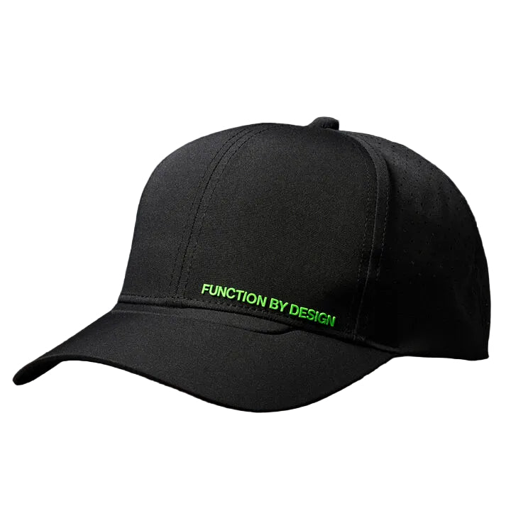 FXD Tech Baseball Cap (CP-12) Black Small Logo OSFM