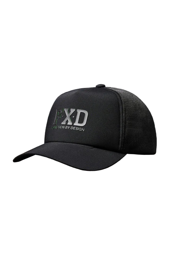 FXD Tech Trucker Cap (CP-13) Black Big Logo OSFM