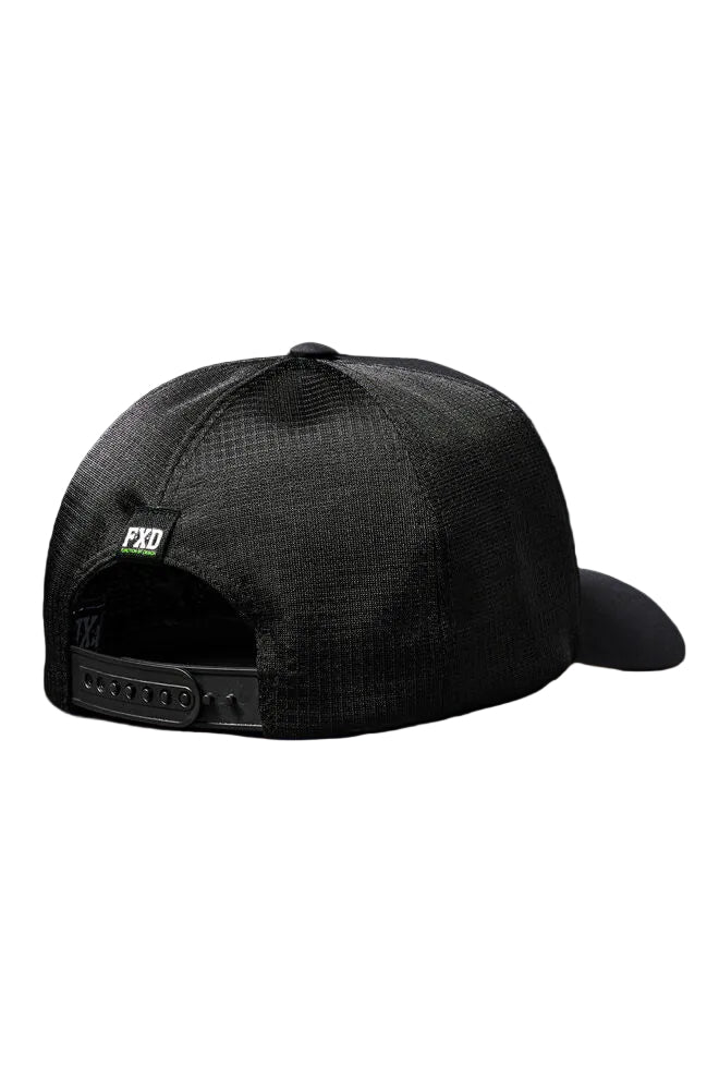 FXD Tech Trucker Cap (CP-13) Black Big Logo OSFM