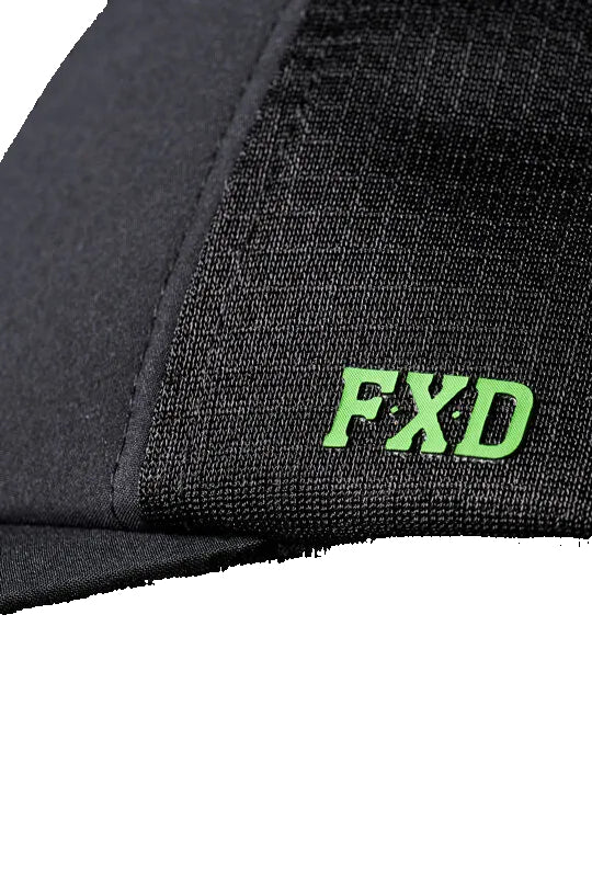 FXD Tech Trucker Cap (CP-13) Black Small Logo OSFM