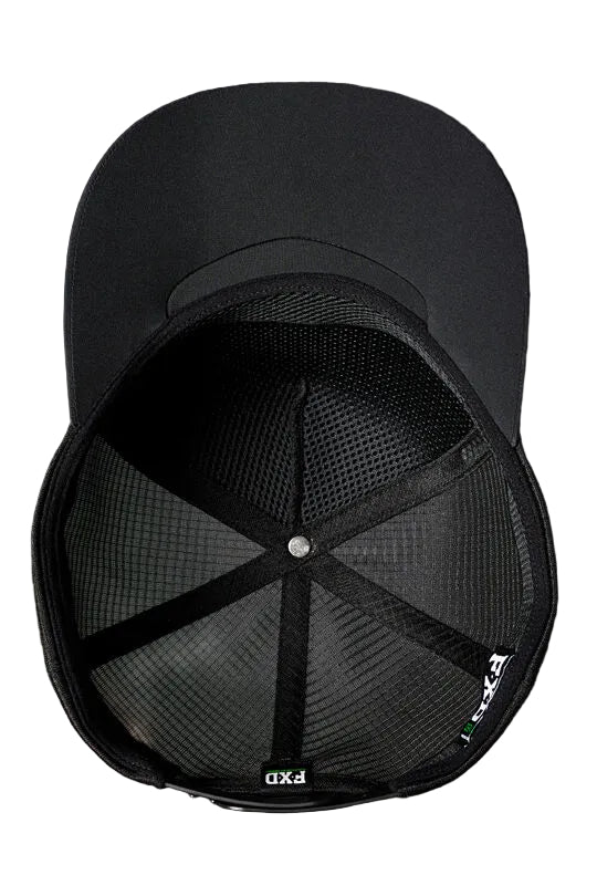 FXD Tech Trucker Cap (CP-13) Black Small Logo OSFM