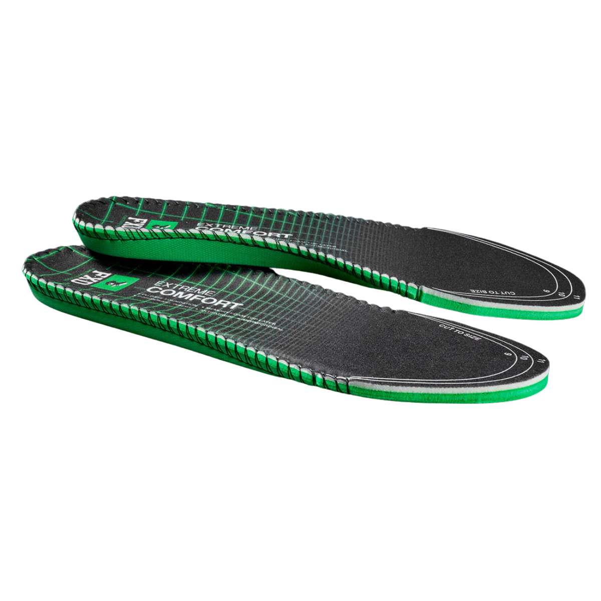 FXD  FB-1 Footbeds (FXWFB1) Black/Green