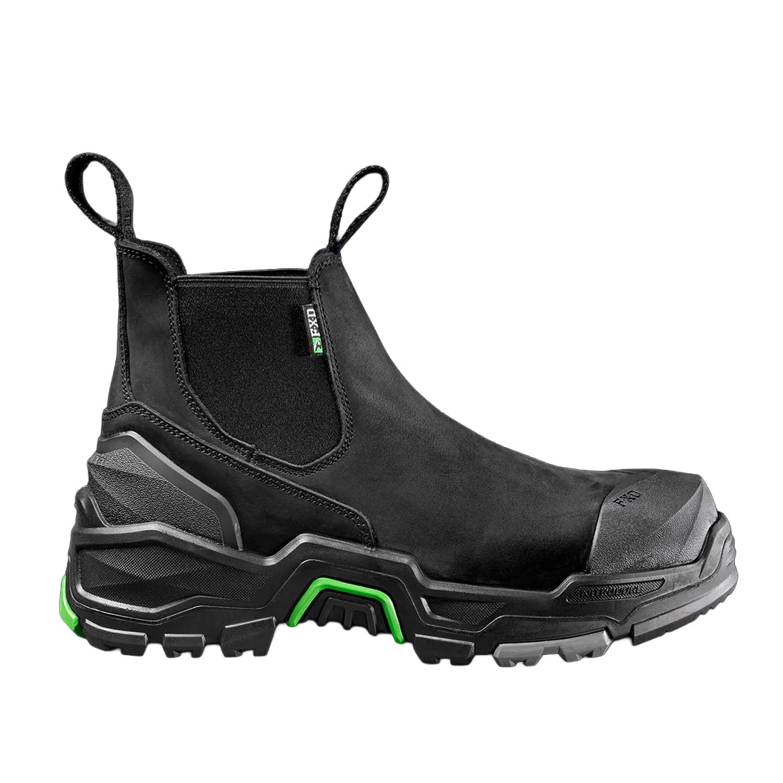 FXD Mens Dura X-3 Slip On Industrial Work Boots (FXWB10) Black
