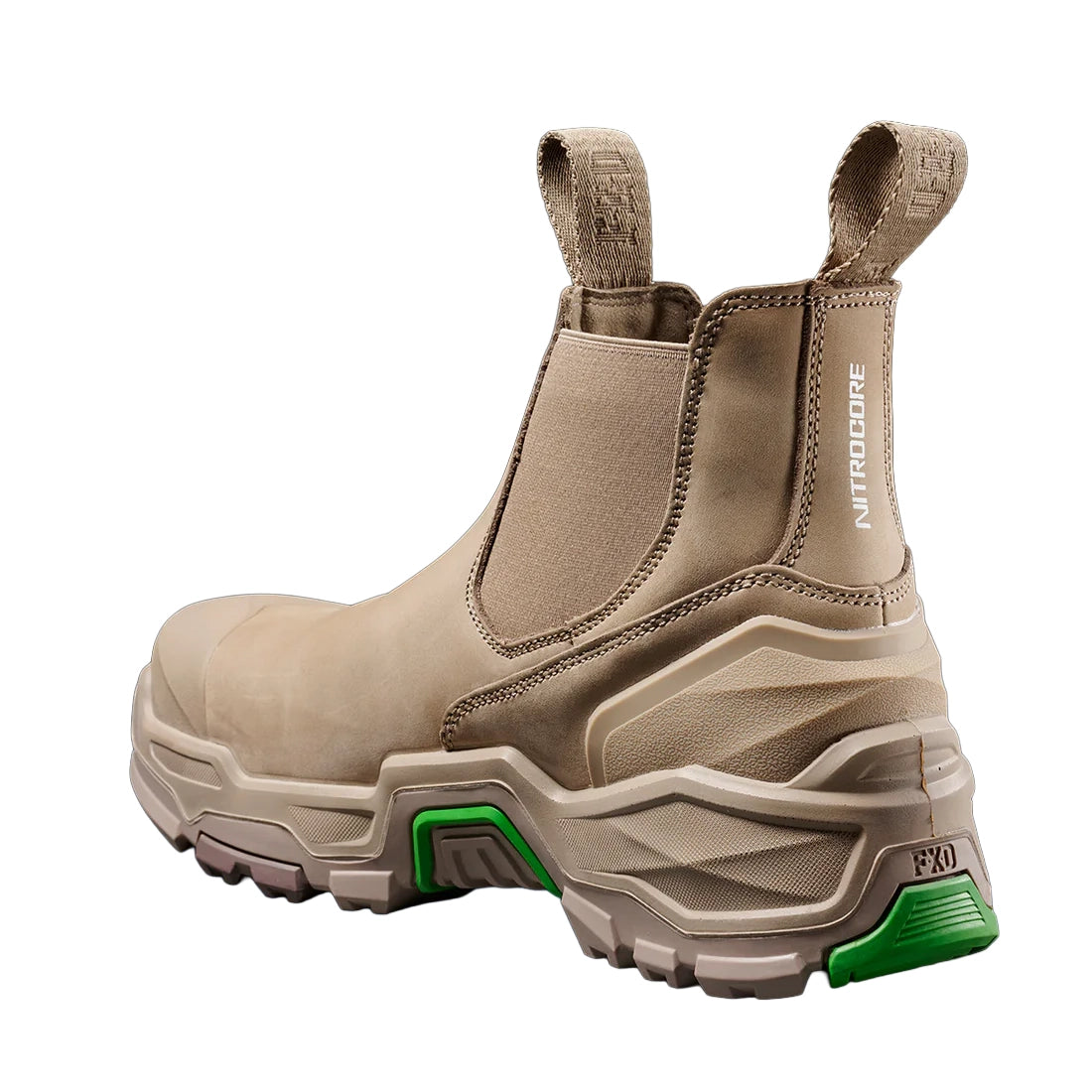 FXD Mens Dura X-3 Slip On Industrial Work Boots (FXWB10) Stone