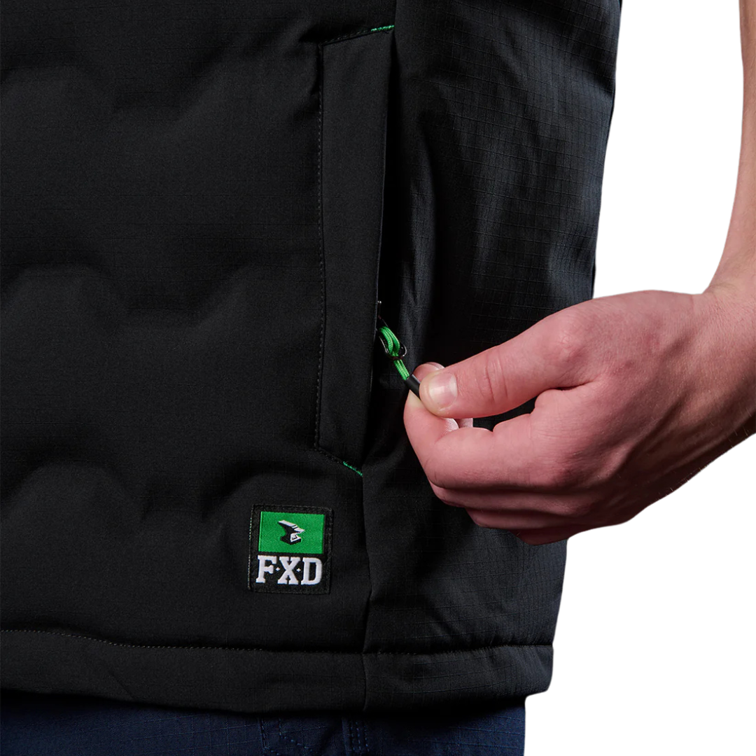 FXD Mens WO-6 Puffer Vest (FX02407005) Black