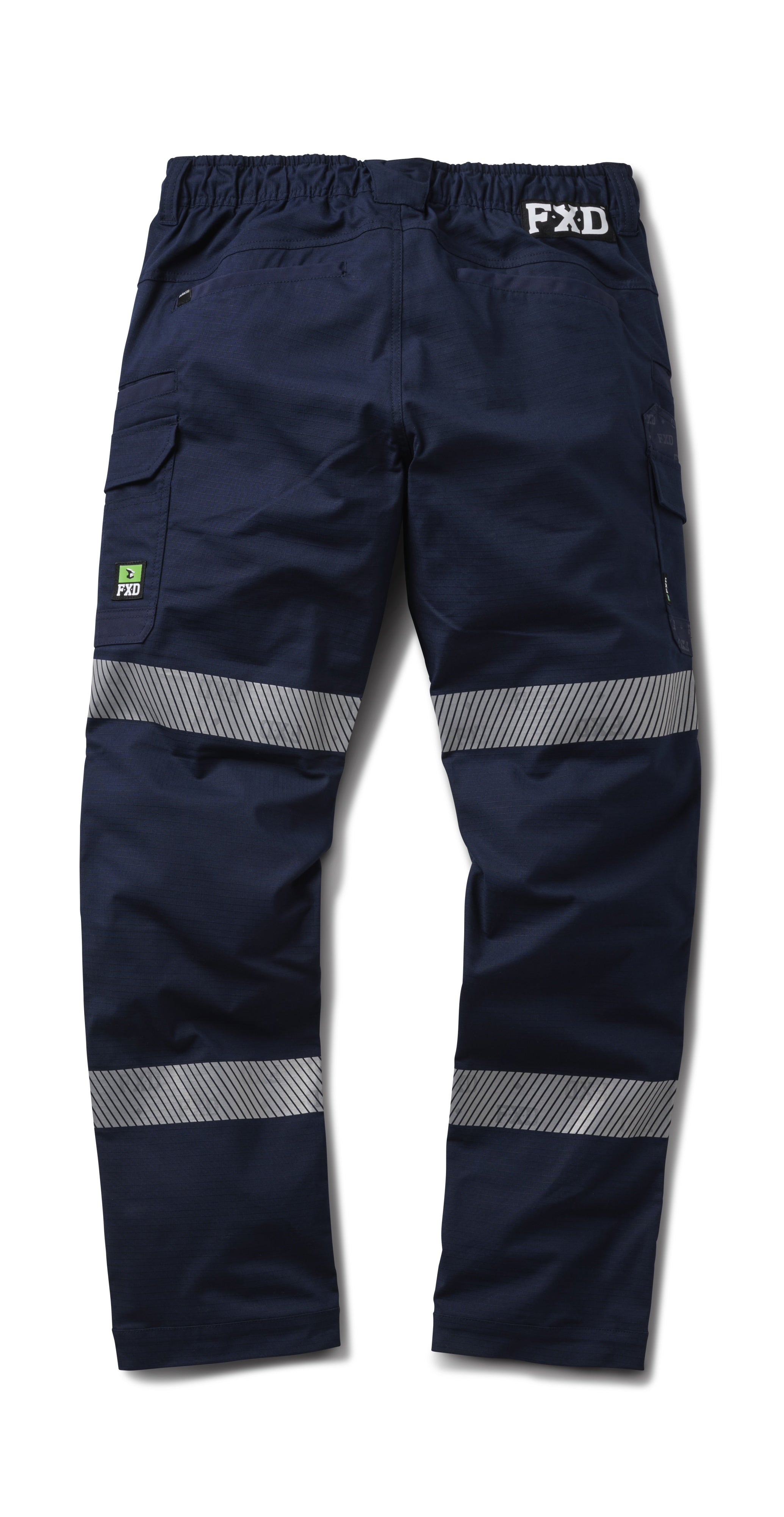 FXD Mens WP-12T Elastic Waist Stretch Risptop Taped Work Pants (FX02606028) Navy