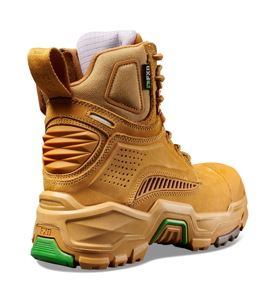 FXD Womens Dura-X1W Zip Sided Safety Boots (FXWB8W) Wheat
