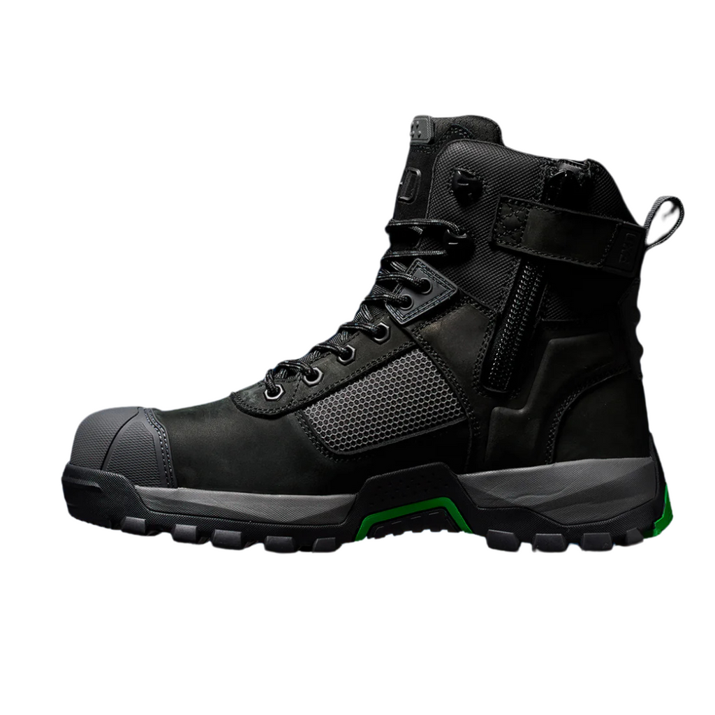 FXD Mens WB-1WP Waterproof Zip Sided Safety Boots (FXWB1WP) Black