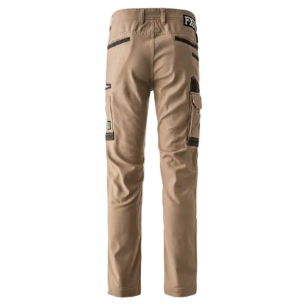 FXD Mens WP-3 Stretch Work Pants (FX01616001) Khaki Back