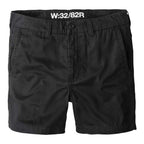 A flat lay of a pair of black FXD Men's WS-2 Work Shorts (FX01136005) against a solid white background.