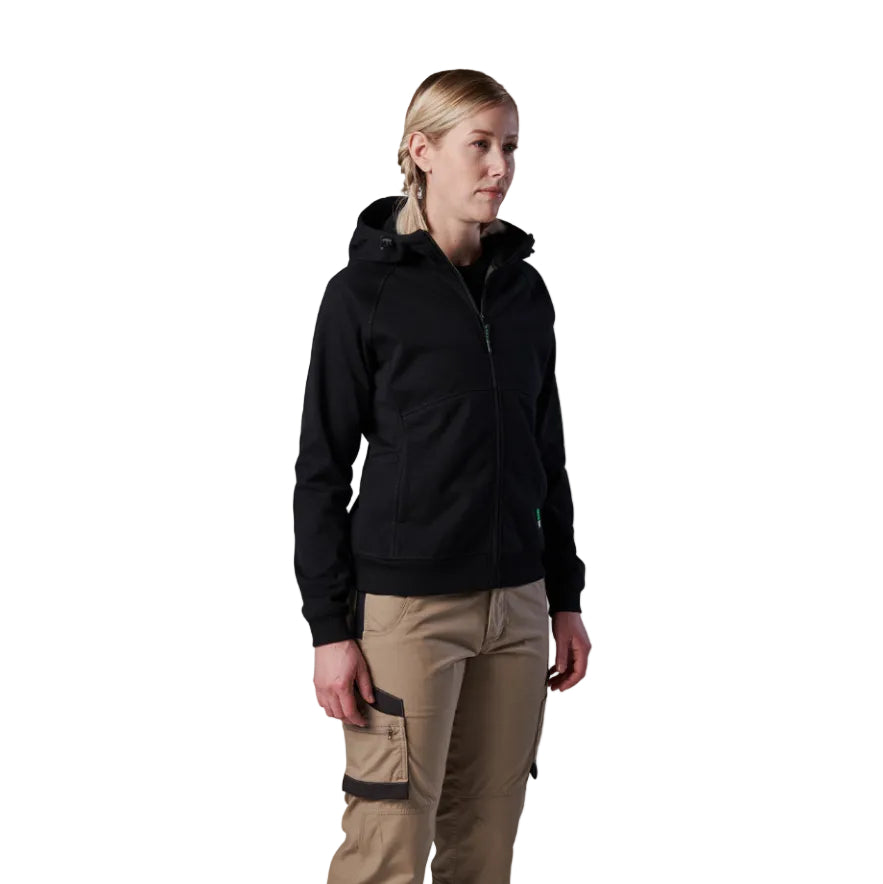 FXD Womens WF-3W 3 Layer Bonded Membrane Fleece Hoodie (FX12404101) Black