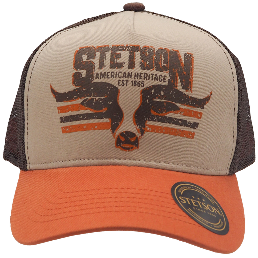 Stetson Longhorn Cap (YSCAP06) Orange