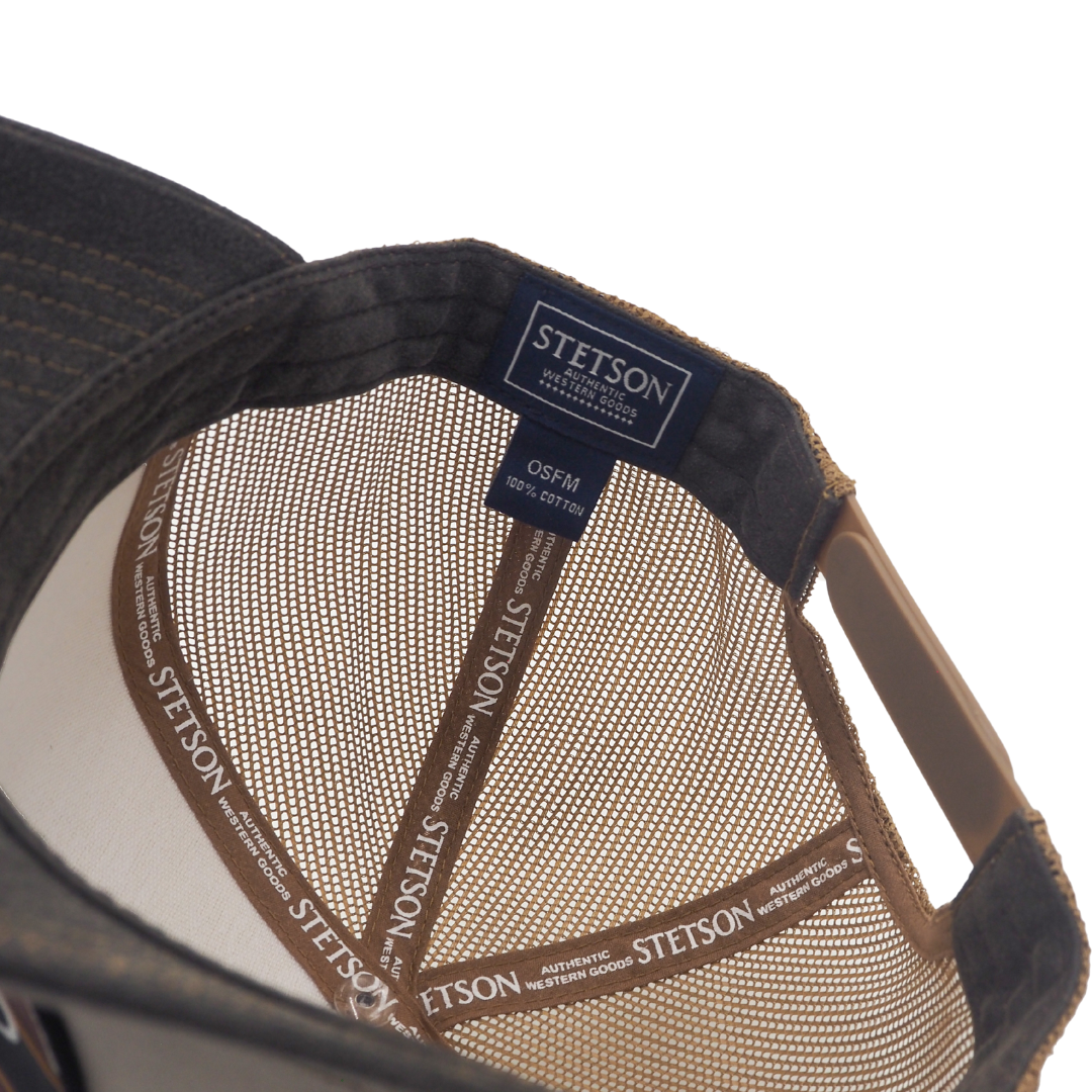 Stetson Bison Trucker Cap (YSCAP13) Tan